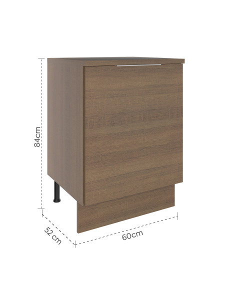 Base cocina Stella café 1 puerta 60cm