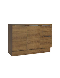 Base cocina Stella café 2 puertas 3 cajones 120cm