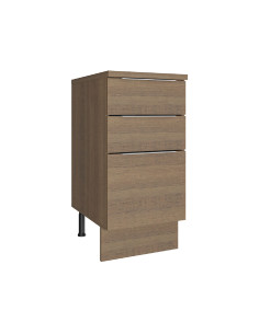 Base cocina Stella café 3 cajones 40cm