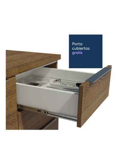 Base Cocina Stella Café 3 Cajones 60cm - Mueble Modular