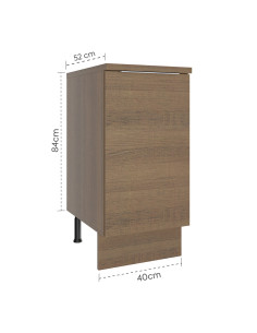 Base cocina Stella café 40cm 2