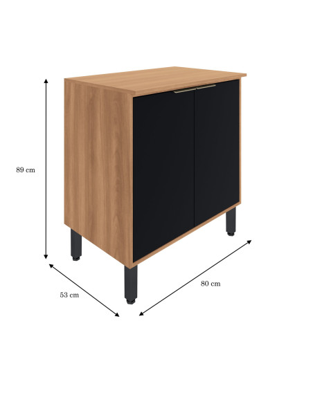 Base cocina Thalita 2 puertas 80cm