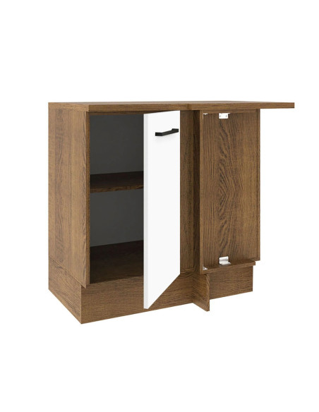 Base esquinero Agata blanco 1 puerta 94cm