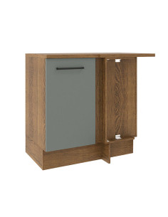 Base esquinero Agata gris 1 puerta 94cm