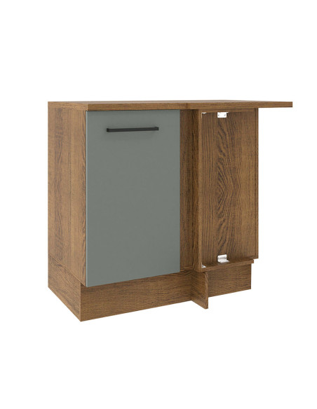 Base esquinero Agata gris 1 puerta 94cm