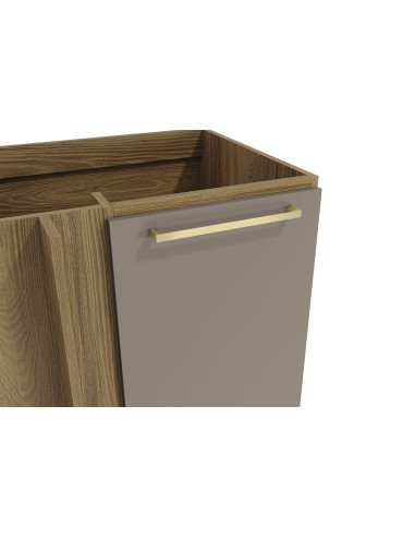 Base Esquinero Botanic Gris 98 cm - Mueble de Cocina Moderno