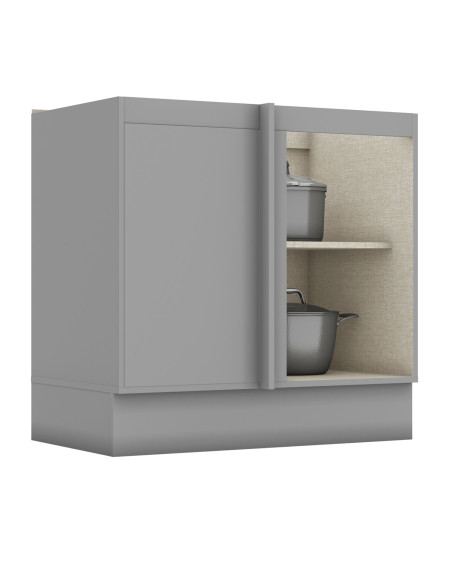 Base esquinero Americana gris 84cm