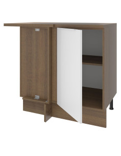 Base esquinero Stella blanco 1 puerta 94cm 2