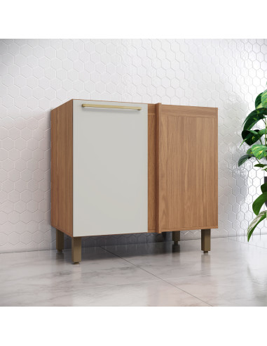 Base Esquinero Requinte 1 Puerta 84cm - Mueble de Cocina