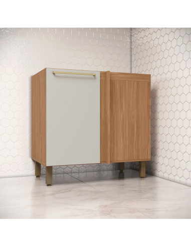 Base Esquinero Requinte 1 Puerta 84cm - Mueble de Cocina