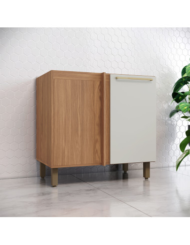 Base Esquinero Requinte 1 Puerta 84cm - Mueble de Cocina