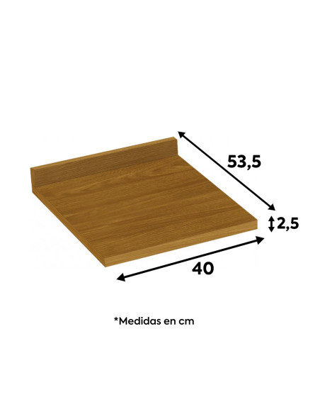Cubierta de cocina Americana café 40cm