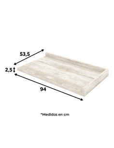 Cubierta de cocina esquina Americana gris 94cm 2