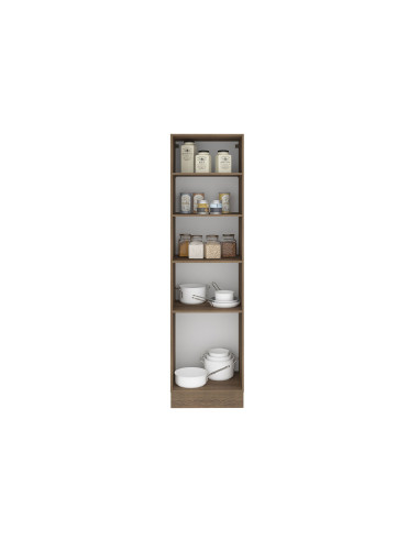 Despensa Stella Café 60 cm - Mueble Modular para Cocina