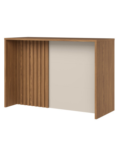 Isla Comedor Requinte Madera y Beige 145,5x60,5x100 cm