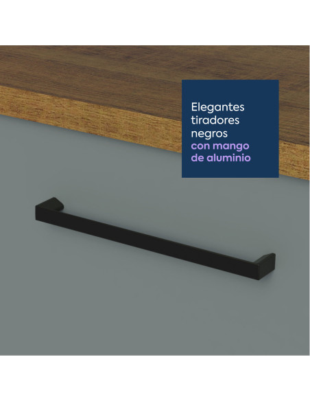 Mueble horno Agata gris 70cm