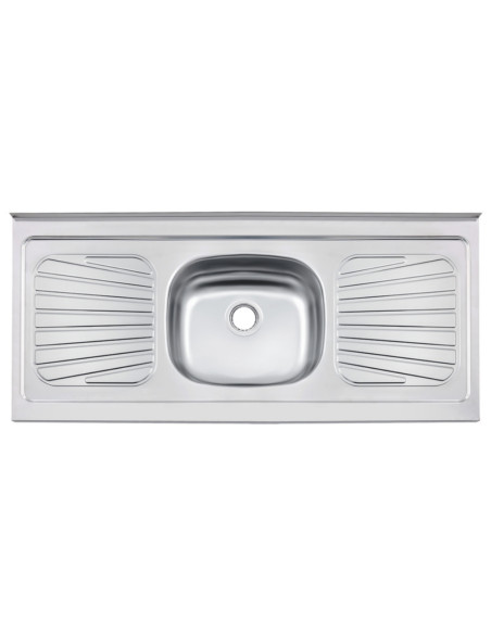 Lavaplatos de Acero Inoxidable 120x52 1