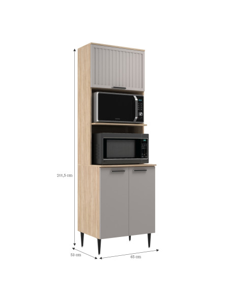 Mueble horno Amalia 3 puertas 65cm