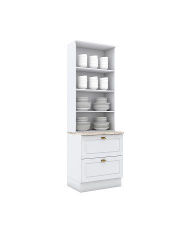 Vitrina Americana Blanco 71.5 cm - Mueble de Cocina