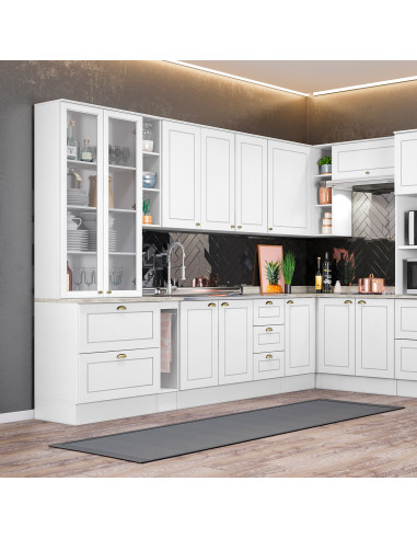 Vitrina Americana Blanco 71.5 cm - Mueble de Cocina