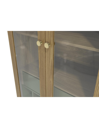 Vitrina Botanic Verde 80cm - Mueble de Almacenamiento Elegante