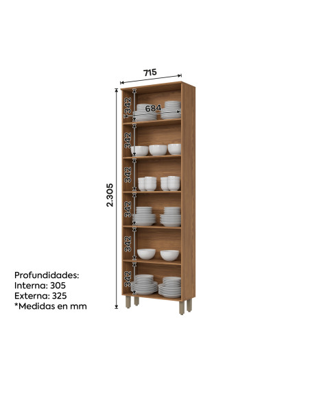 Vitrina Requinte 71.5cm