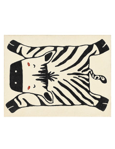 Alfombra infantil 120x160cm cebra