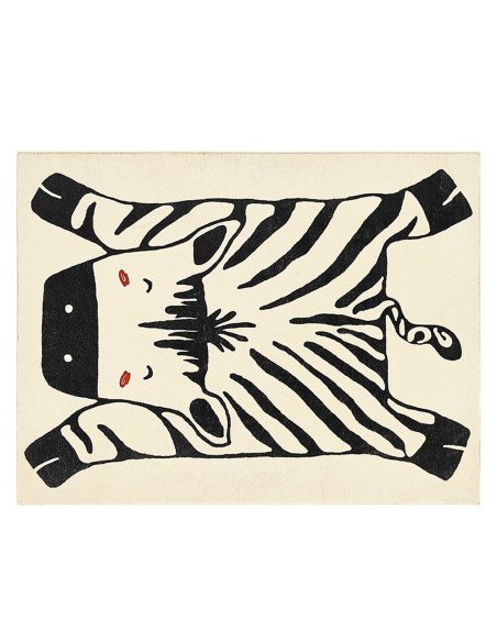 Alfombra infantil 120x160cm cebra