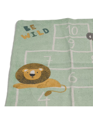 Alfombra Infantil Safari 140x70cm - Decoración Habitación Niños