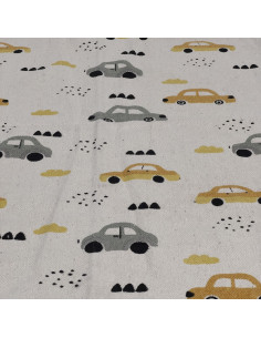 Alfombra infantil 140x70cm autos 2