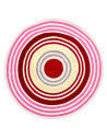 Alfombra Infantil Franjas Circular 120cm - Decoración Niños