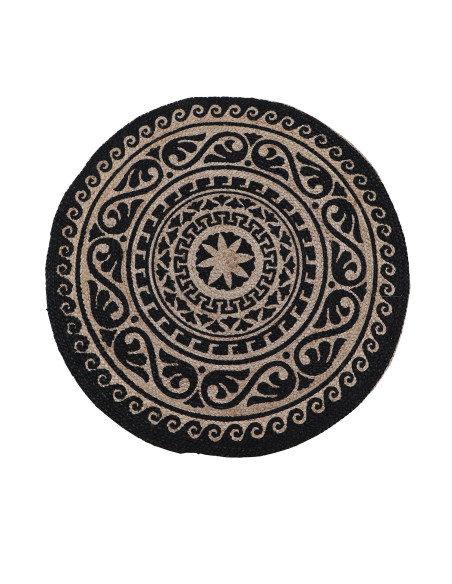 Alfombra 90cm yute black