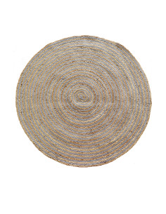 Alfombra 90cm living yute circular nat/algod