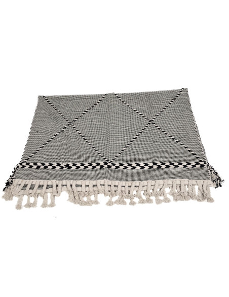 Alfombra 200x300cm Boho rombos BN