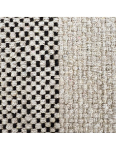 Alfombra 120x180cm tejida BN 2