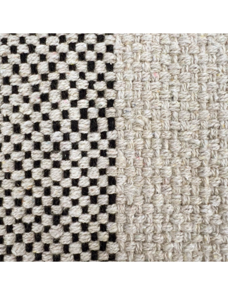 Alfombra 120x180cm tejida BN