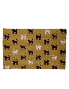 Limpiapies 40x60cm gatos BN