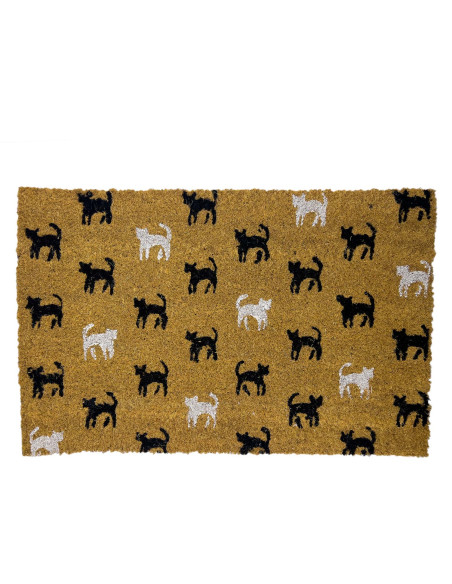 Limpiapies 40x60cm gatos BN