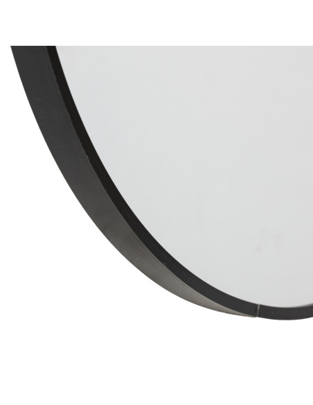 Espejo redondo 60cm Uri negro