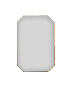 Espejo rectangular 40,5x60cm Frode dorado