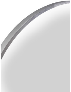 Espejo redondo 60cm Uri plateado 2