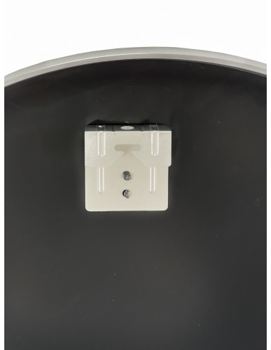 Espejo Redondo Uri Plateado 60cm - Decoración de Pared Moderna