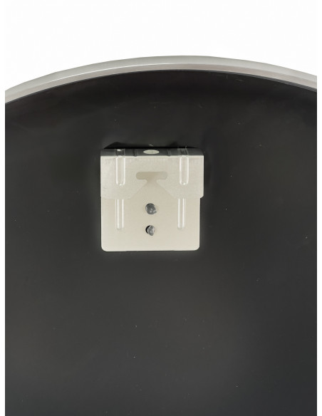 Espejo redondo 60cm Uri plateado