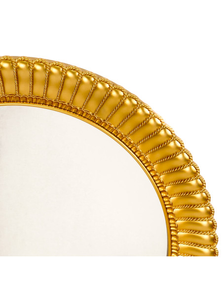 Espejo reodondo 75cm Frani dorado