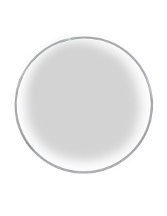 Espejo redondo 60cm Uri plateado