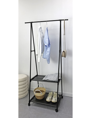 Perchero Organizador con Ruedas - Práctico y Moderno