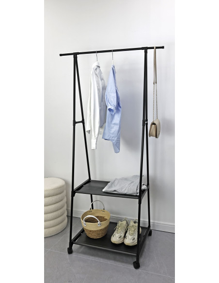 Perchero organizador con ruedas