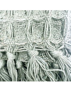 Manta 130x170cm waffle verde 2