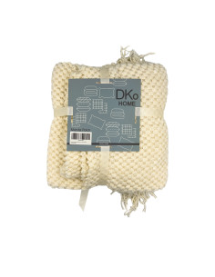 Manta 127x125cm tejida blanco