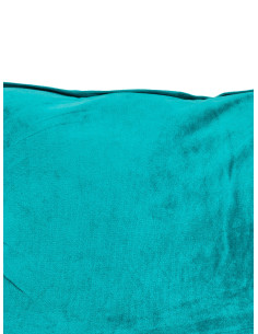 Cojín 30x50cm velvet turquesa 2
